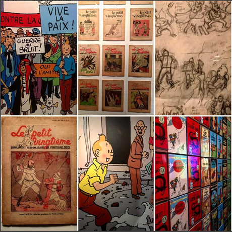 expos Hergé et Guerres Secrètes