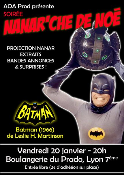 Soirée Nanar : Batman 1966, Vendredi 20 Janvier 2017