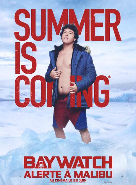 Affiches personnages VF pour Baywatch : Alerte à Malibu de Seth Gordon