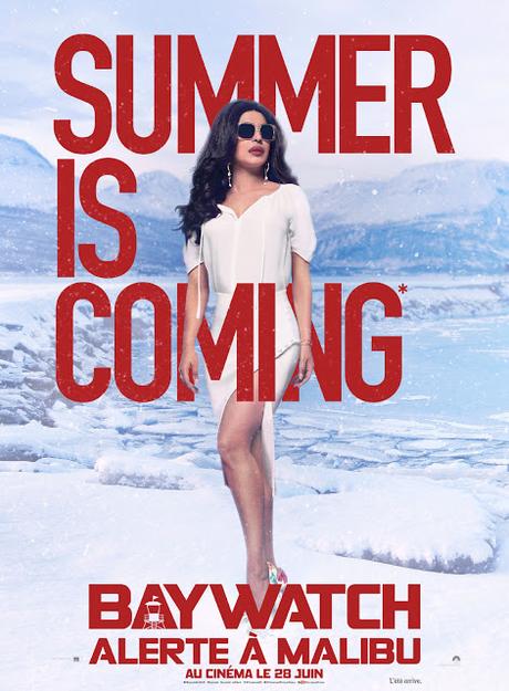 Affiches personnages VF pour Baywatch : Alerte à Malibu de Seth Gordon