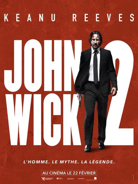 JOHN WICK 2 (Concours) 5 places de cinéma + 1 DVD et 1 Blu-Ray du premier film à gagner