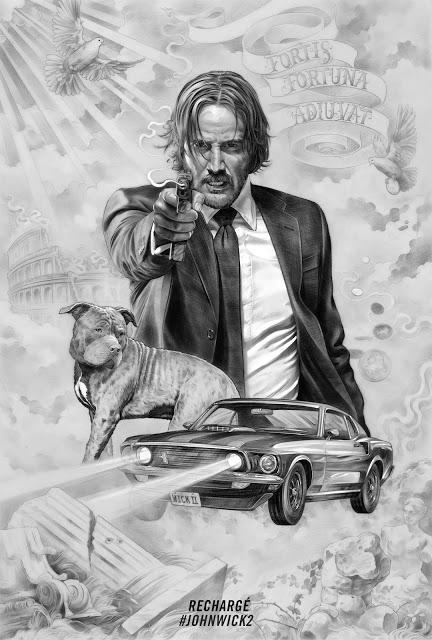 Affiches collectors et nouvel extrait pour John Wick 2 de Chad Stahelski Affiches collectors et nouvel extrait pour John Wick 2 de Chad Stahelski