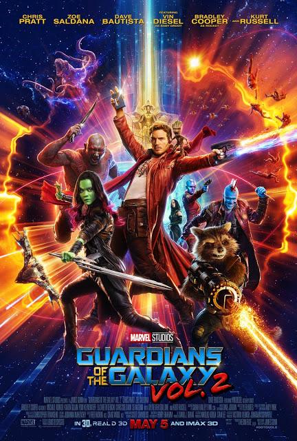 Nouvelle affiche US pour Les Guardiens de la Galaxie Vol.2 signé James Gunn