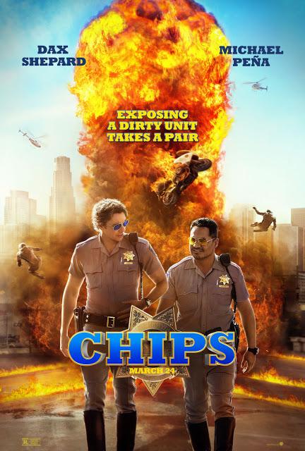 Nouvelle affiche US pour CHiPs de et avec Dax Shepard