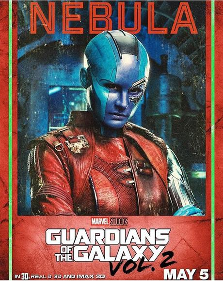 Nouvelles affiches personnages US pour Les Gardiens de la Galaxie Vol.2 signé James Gunn