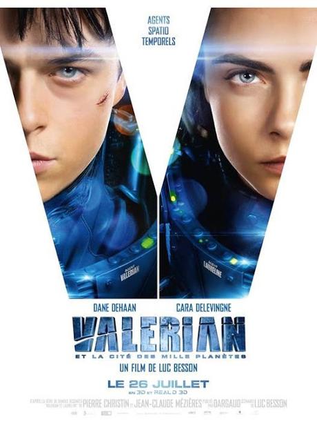 Nouvelle affiche VF pour Valerian et la Cité des Mille Planètes de Luc Besson Nouvelle affiche VF pour Valerian et la Cité des Mille Planètes de Luc Besson