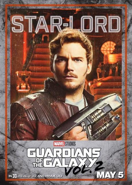 Les Gardiens de la Galaxie-Vol 2: le message de Star-Lord et le plein de photos!