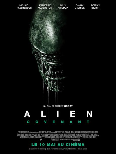 Nouveaux spots TV pour Alien : Covenant de Ridley Scott