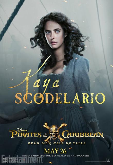Nouvelles affiches personnages US pour Pirates des Caraïbes : La Vengeance de Salazar