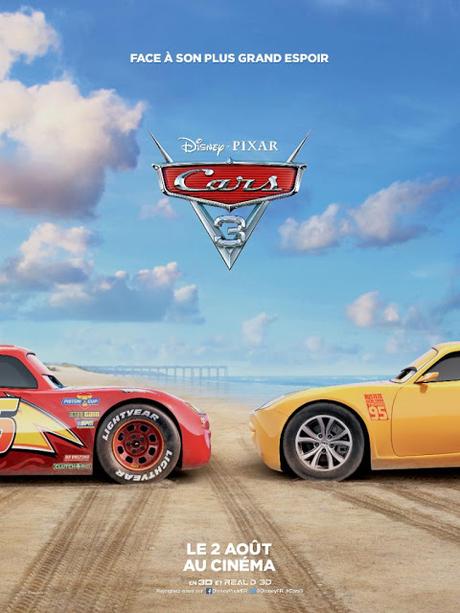 Nouvelles affiches VF pour Cars 3 de Brian Fee