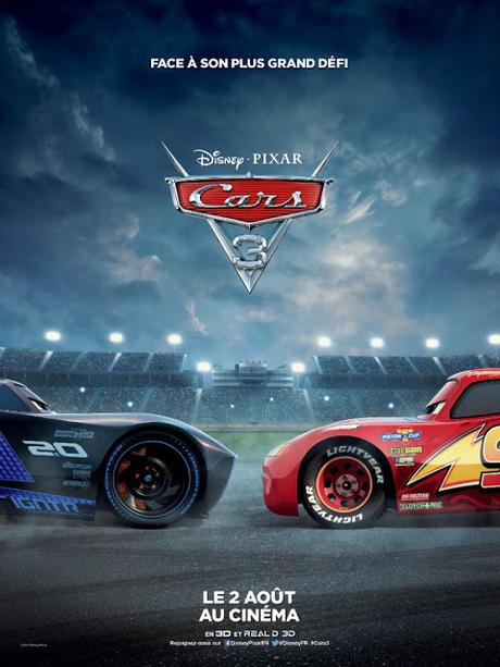 Nouvelles affiches VF pour Cars 3 de Brian Fee