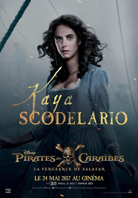 Nouvelles affiches personnages VF pour Pirates des Caraïbes : La Vengeance de Salazar