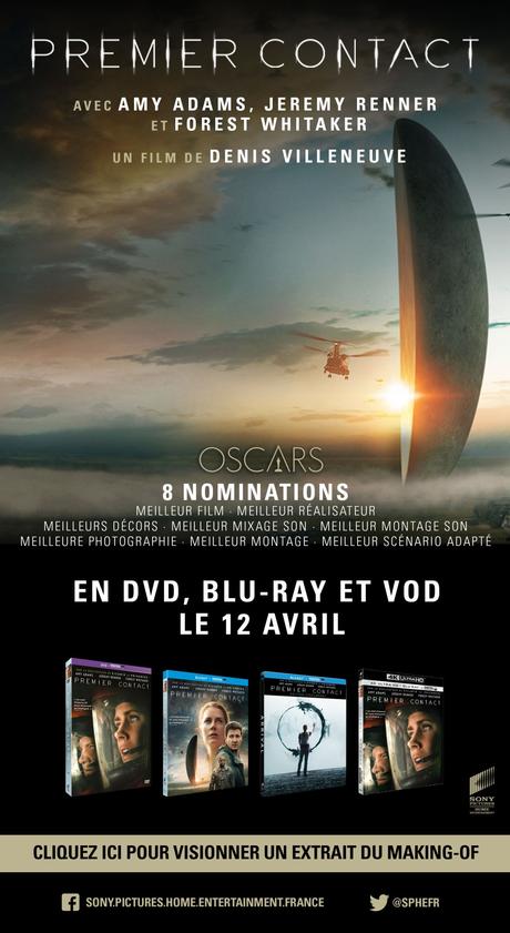 PREMIER CONTACT (Concours) 2 Blu-Ray + 1 DVD à gagner
