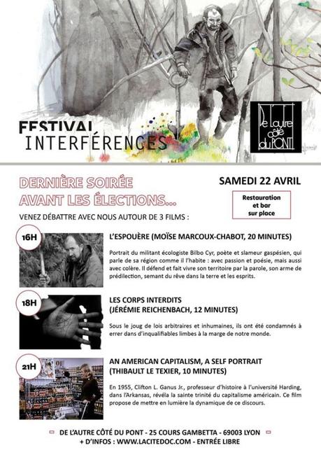[Festival Interférences] Le 22 avril, dernière soirée avant les élections
