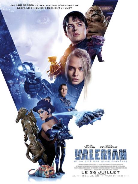 Nouvelle affiche VF pour Valerian et la Cité des Mille Planètes Nouvelle affiche VF pour Valerian et la Cité des Mille Planètes