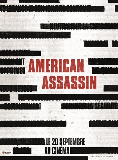 Affiche teaser VF pour American Assassin de Michael Cuesta