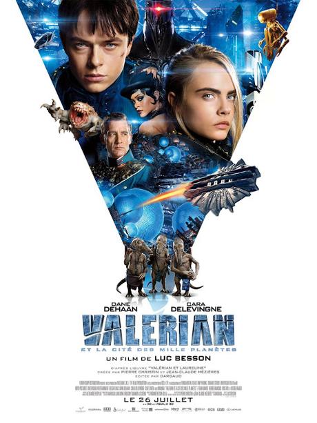 Nouvelles affiches pour Valerian et La Cité des Mille Planètes de Luc Besson