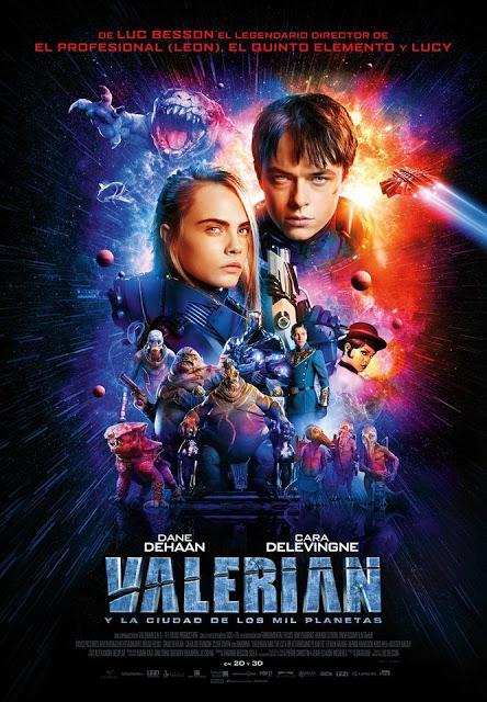 Nouvelles affiches pour Valerian et La Cité des Mille Planètes de Luc Besson