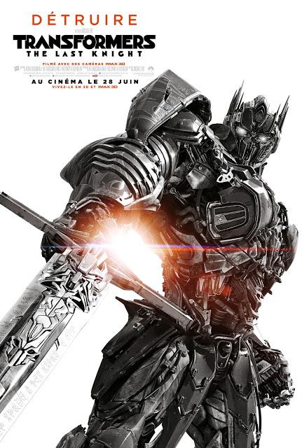 Bande annonce ultime VF et affiches personnages pour Transformers : The Last Knight