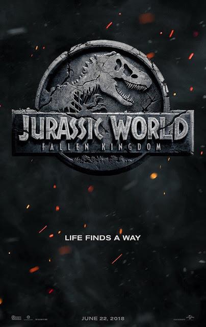 Première affiche teaser US pour Jurassic World : Fallen Kingdom de Juan Antonio Bayona