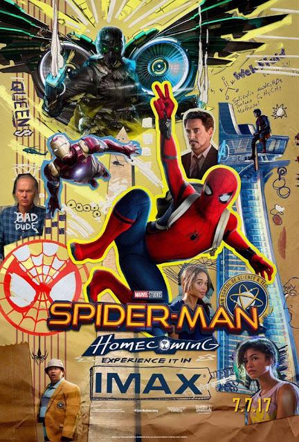 Affiche IMAX pour Spider-Man : Homecoming de Jon Watts Affiche IMAX pour Spider-Man : Homecoming de Jon Watts