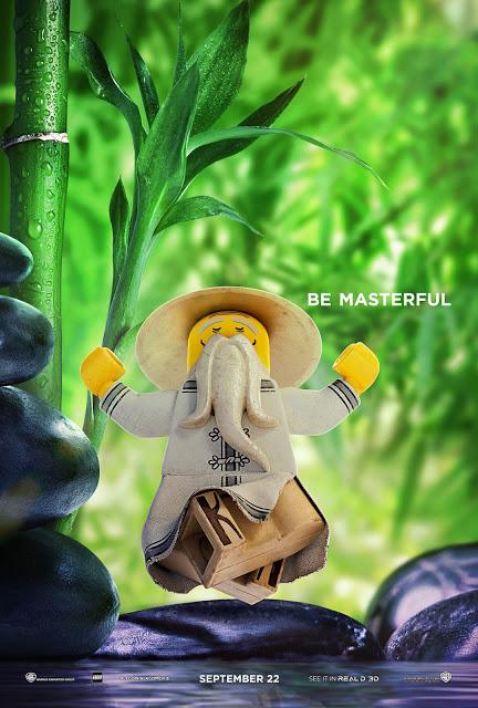 Nouvelles affiches personnages US pour LEGO Ninjago, Le Film de Charlie Bean