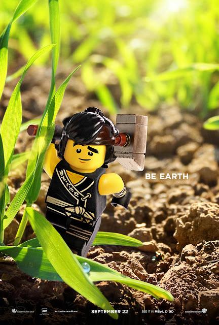 Nouvelles affiches personnages US pour LEGO Ninjago, Le Film de Charlie Bean