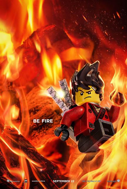 Nouvelles affiches personnages US pour LEGO Ninjago, Le Film de Charlie Bean