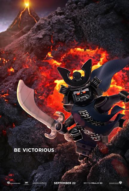 Nouvelles affiches personnages US pour LEGO Ninjago, Le Film de Charlie Bean