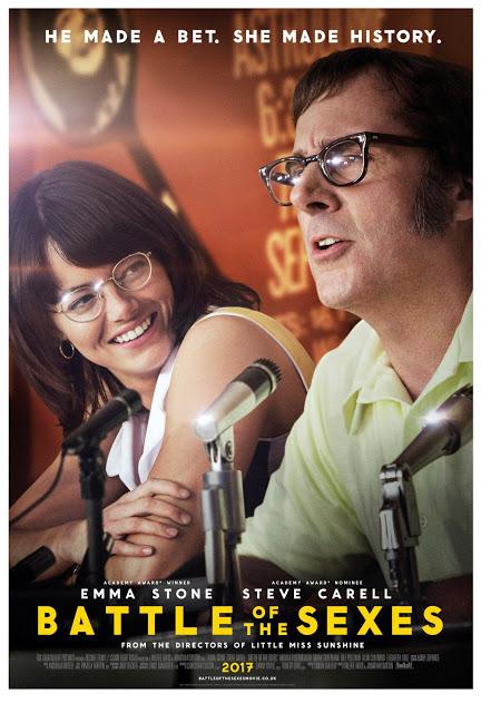 Affiche UK pour Battle of The Sexes de Jonathan Dayton et Valerie Farris