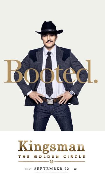 Affiches personnages US pour Kingsman : The Golden Circle de Matthew Vaughn Affiches personnages US pour Kingsman : The Golden Circle de Matthew Vaughn