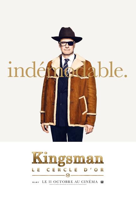 Affiches personnages VF pour Kingsman : The Golden Circle de Matthew Vaughn