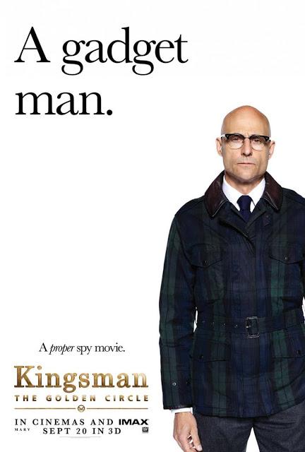 Nouvelles affiches personnages US pour Kingsman : The Golden Circle signé Matthew Vaughn