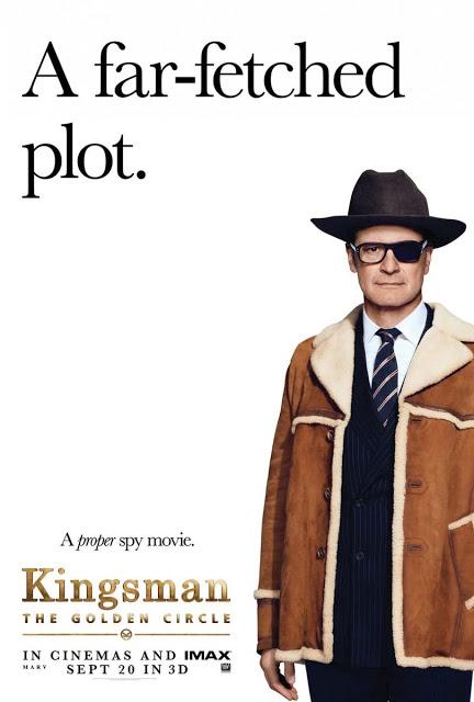 Nouvelles affiches personnages US pour Kingsman : The Golden Circle signé Matthew Vaughn