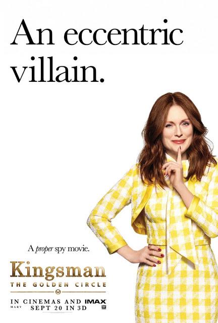 Nouvelles affiches personnages US pour Kingsman : The Golden Circle signé Matthew Vaughn