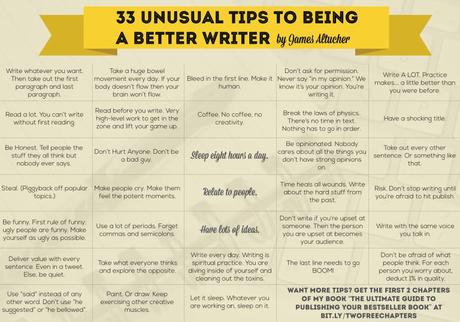 33 conseils pour devenir un(e) meilleur(e) auteur(e)
