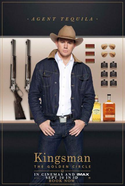 Nouvelles affiches personnages US pour Kingsman : The Golden Circle de Matthew Vaughn