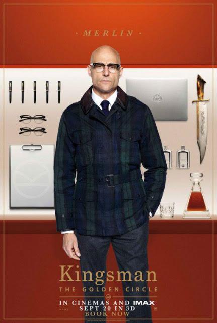 Nouvelles affiches personnages US pour Kingsman : The Golden Circle de Matthew Vaughn