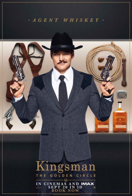 Nouvelles affiches personnages US pour Kingsman : The Golden Circle de Matthew Vaughn