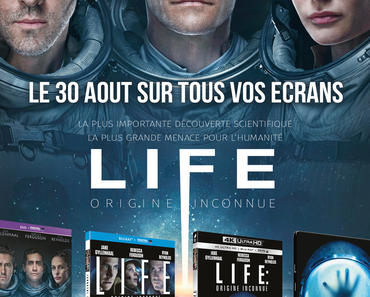 LIFE : ORIGINE INCONNUE (Concours) 2 Blu-Ray + 1 Thermos à gagner