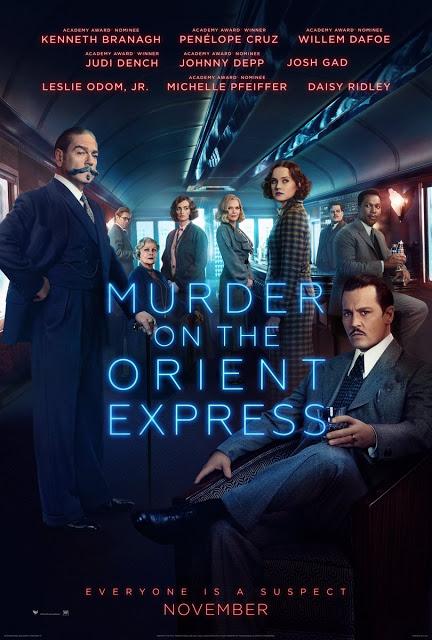 Nouvelle affiche UK pour Murder on The Orient Express de Kenneth Branagh