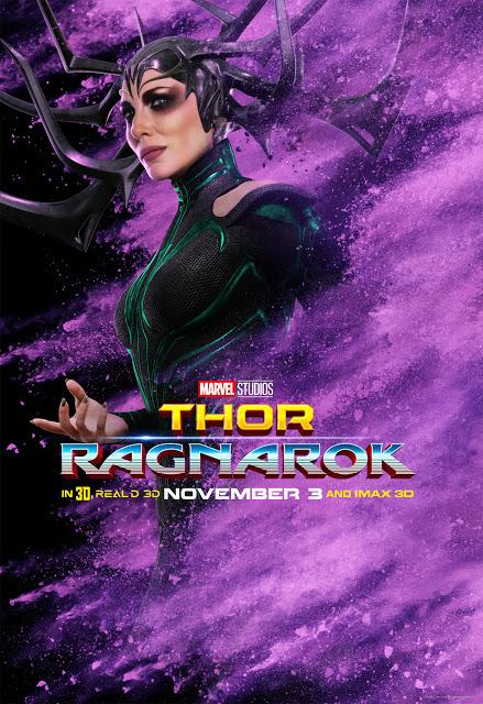 Nouvelles affiches personnages US pour Thor : Ragnarok de Taika Waititi