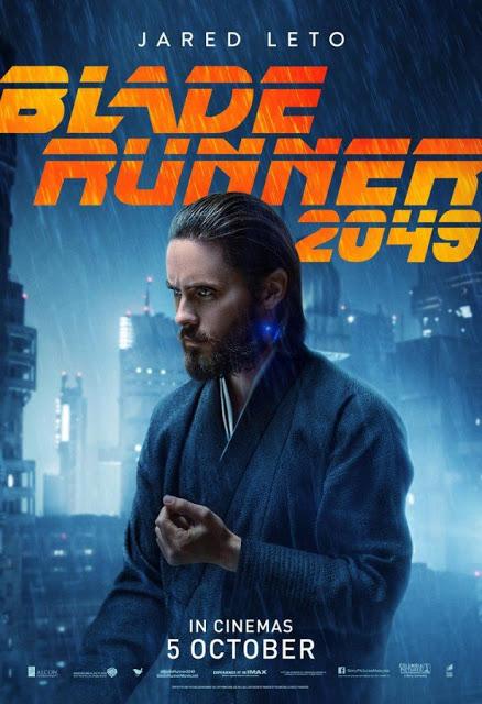 Affiches personnages US pour Blade Runner 2049 de Denis Villeneuve