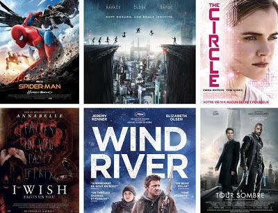 Spider-man / The Circle / I Wish / Dark Tower / 7 Sisters / Wind River