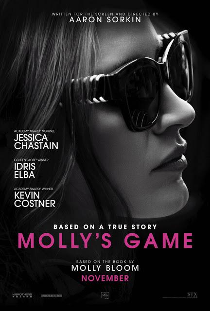 Nouveau trailer pour Molly's Game de Aaron Sorkin