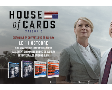 [CONCOURS] : Gagnez votre coffret DVD/Blu-ray de la saison 5 de House of Cards !