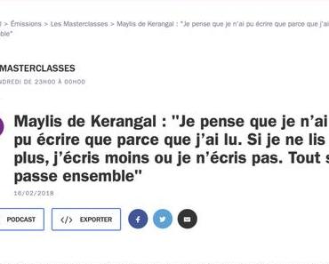 Masterclass Maylis de Kerangal