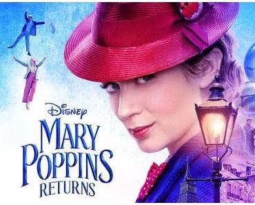 Nouvelle affiche US pour Le Retour de Mary Poppins de Rob Marshall