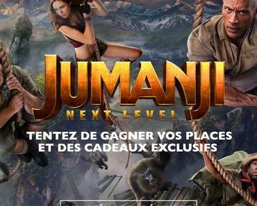 JUMANJI : NEXT LEVEL (Concours) Des places de cinéma et des goodies exclusifs à gagner